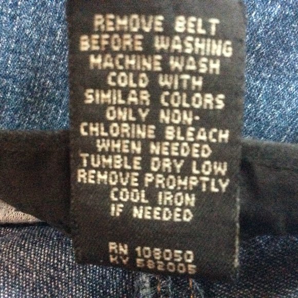 Vintage Y2K Medium Wash Western Denim Boho Venezia Festival Midi Skirt Size 22 - Picture 5 of 5